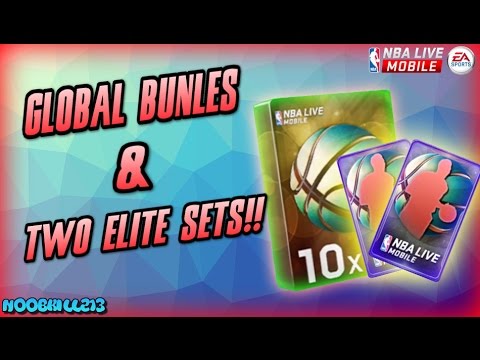 NBA Live Mobile Global Series 1 Bundles Opening Plus 2 ELITE