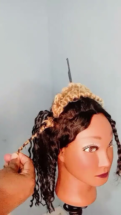 Enrolado 3D com cabelo telado