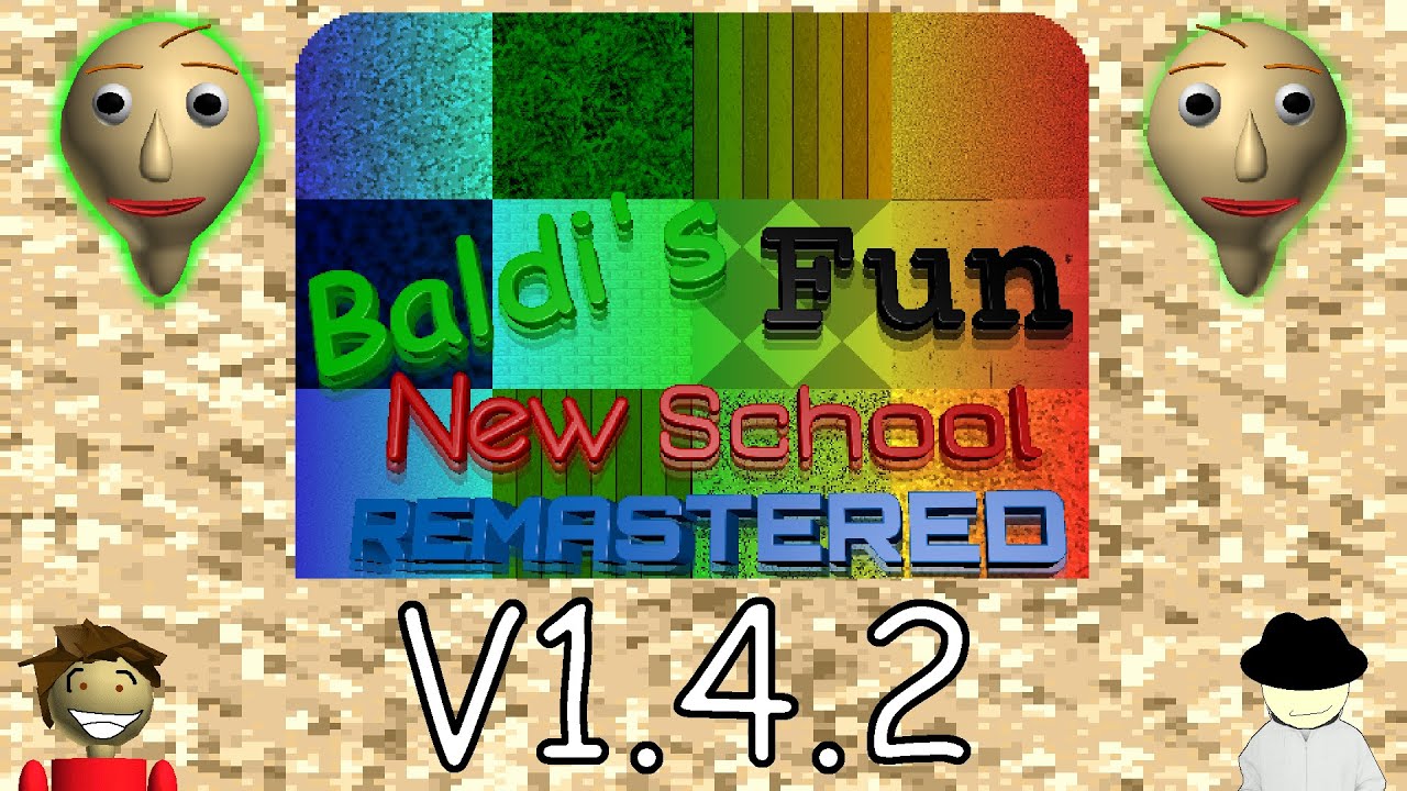 Baldi's Fun New School Remastered 1.4.4 Update Gameplay 