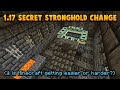 Does 1.17's SECRET Stronghold Change Make Minecraft Harder?