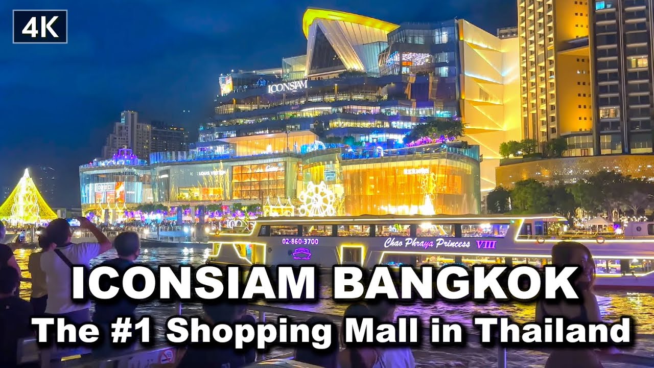 153 Icon Siam Shopping Center Stock Video Footage - 4K and HD Video Clips