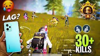 Redmi Note 12 Pro 5G Pubg Test 🥵 | 4 Finger + Full Gyro | Smooth Extreme 60FPS Pubg Mobile Gameplay