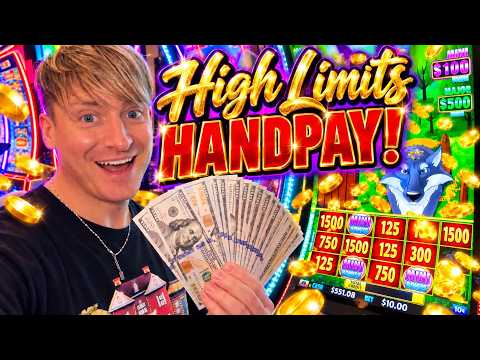 HANDPAY!!  Non-stop Action in the High Limits Room!
