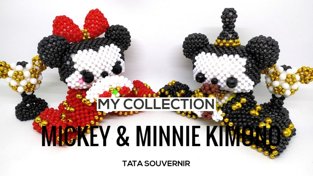 My Collections Mickey Minnie Kimono Kerajinan  Manik  