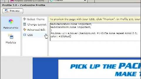 how to: myspace layout 2.0