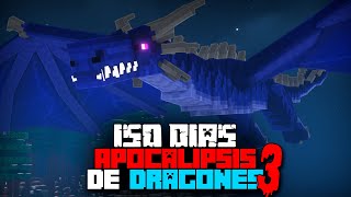 Sobreviví 100 días En Un Apocalipsis de Dragones En Minecraft HARDCORE... Esto fue lo que pasó