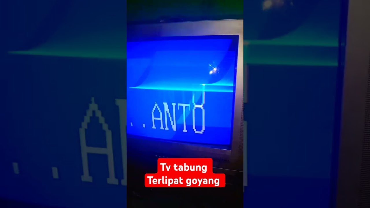 Tv tabung gambarnya bergoyang naik turun