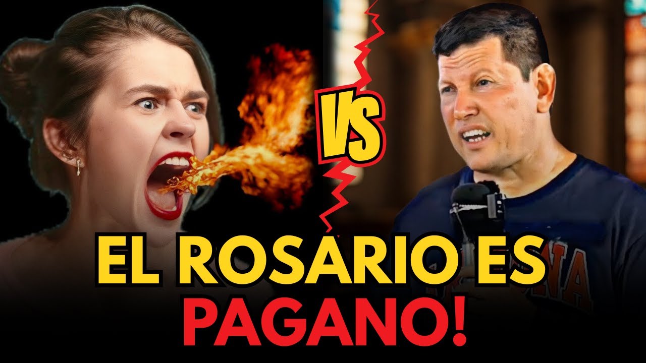 EVANGÉLICA dice que el ROSARIO es BRUJERÍA y el Padre Luis le muestra el ORIGEN BÍBLICO