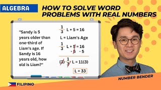 Word Problems with Real Numbers | Algebra sa Tagalog