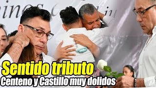 Muy Dolidos! Triste encuentro de Jean Carlos Centeno y Wilfran Castillo en el funeral de Omar Geles