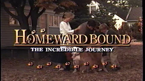 Homeward Bound - The Incredible Journey (1993) Trailer (VHS Capture)