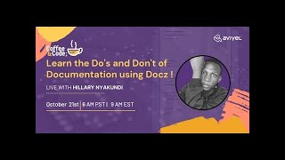 The Do's and Don'ts of Front End Documentation - Part 1 @Aviyel  Coffee & Code