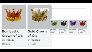 (UPDATED VERSION) How to get the crown of o's ROBLOX DEV REWARDS