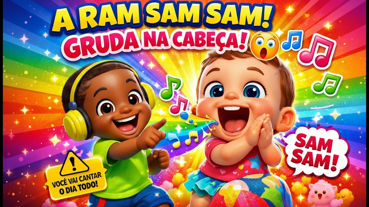 🎵 A RAM SAM SAM – VERSÃO SUPER CHICLETE 🎵