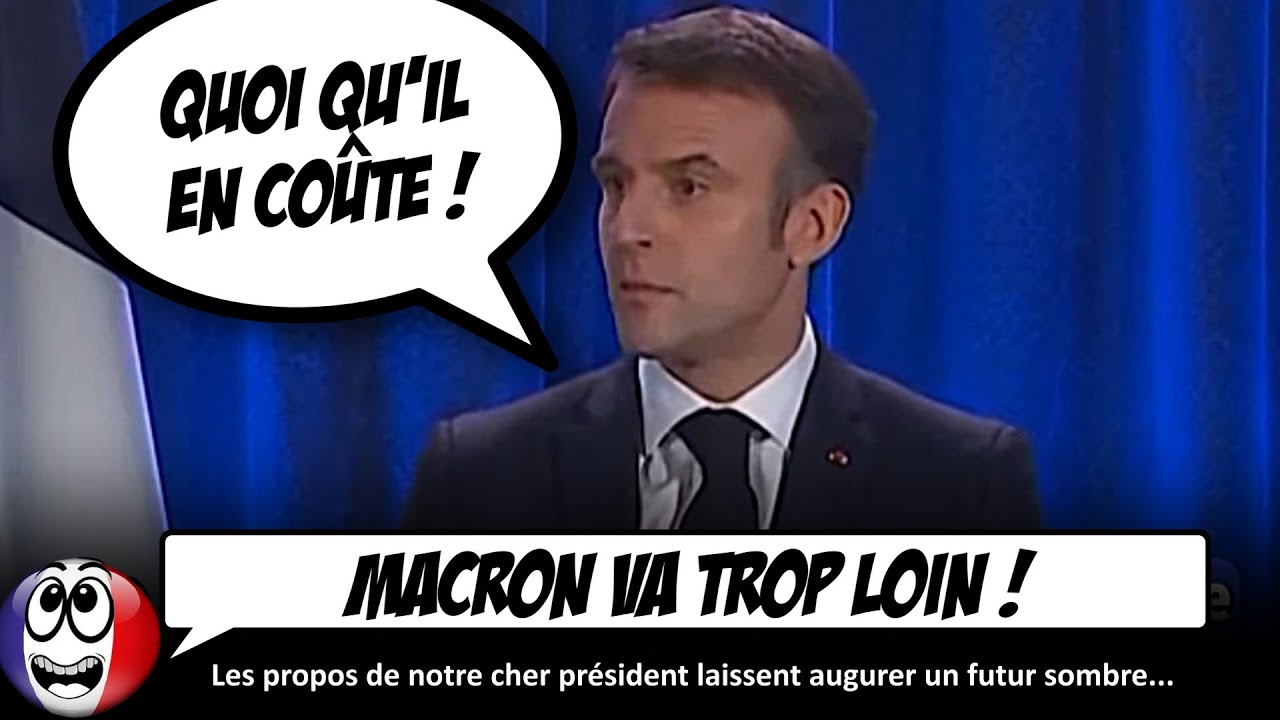 Les propos TRÈS INQUIÉTANTS de Macron sur la guerre en Ukraine.