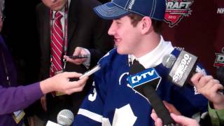 2013 NHL Draft Toronto Maple Leafs First Round Pick (#21 Overall) Frederik Gauthier