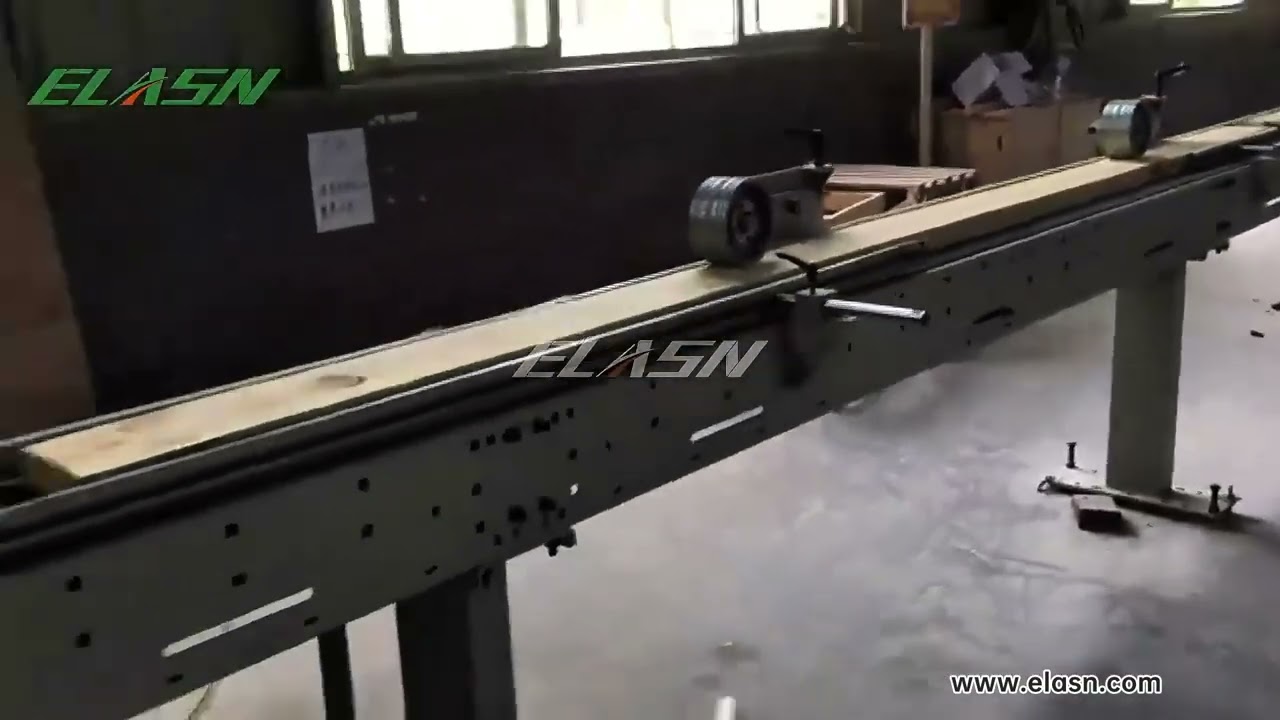 Full Optimizing Cross Cut Saw Machine Working Site With Scanning For Color Grade Sorting and Defect