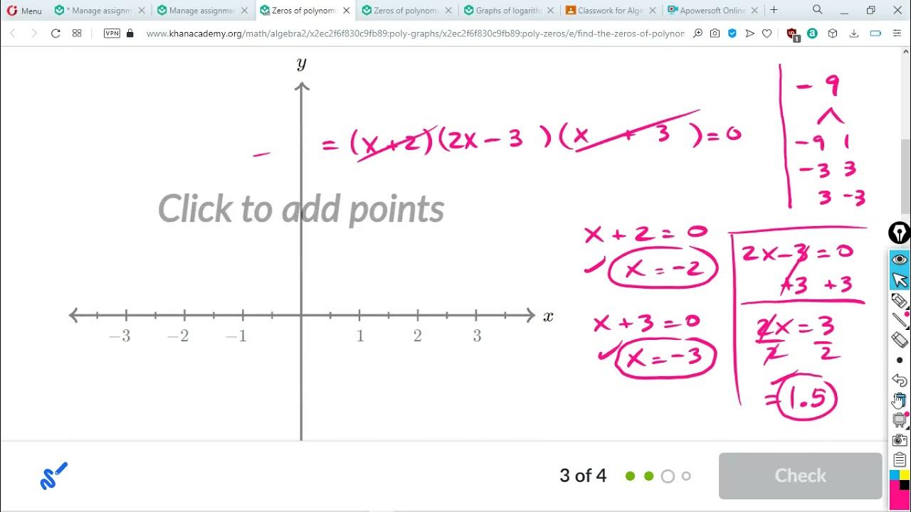 zeros-of-polynomials-with-factoring-khan-academy-youtube