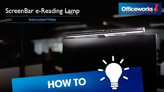 How To Use Benq Screenbar Led Task Lamp