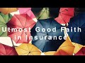 Principle Of Utmost Good Faith In Insurance Principle Of Utmost Good Faith In Insurance