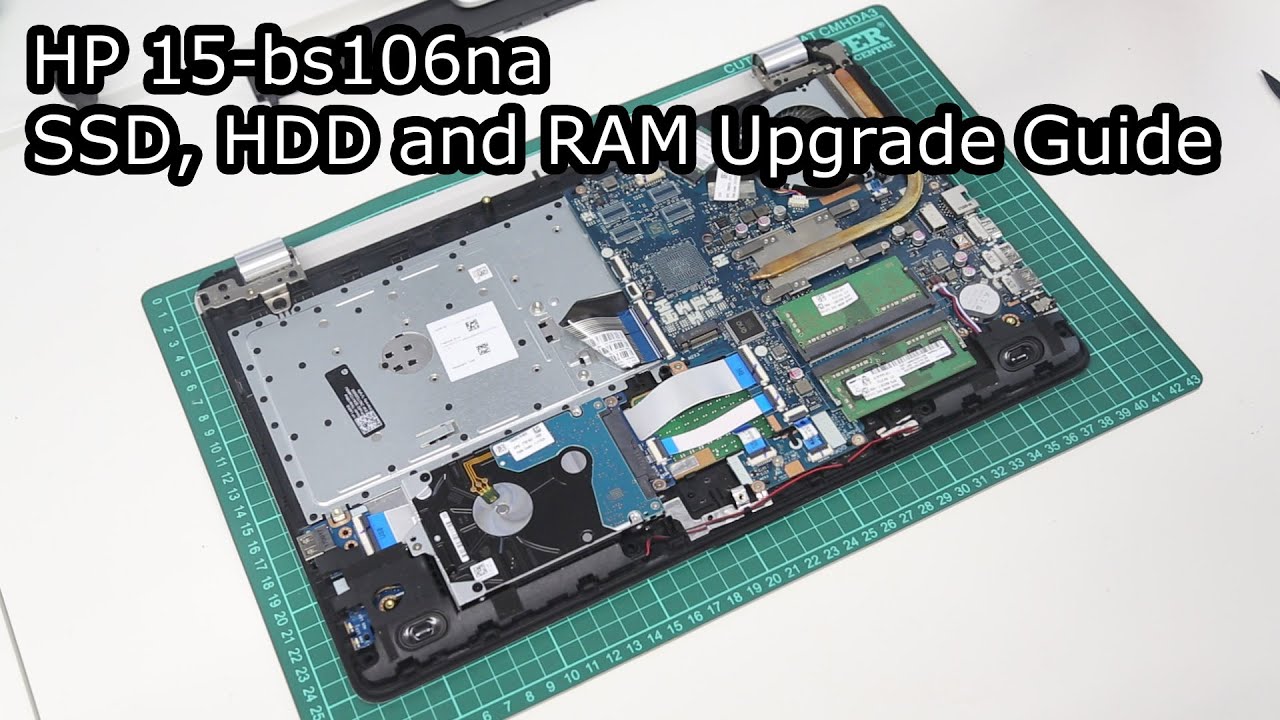 government Dismiss victim HP 15-bs106na SSD, HDD, and RAM Upgrade Guide - YouTube