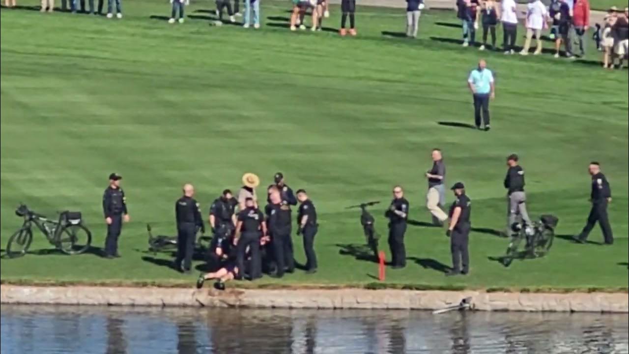 Streaker at Waste Management Open Feb 10 2023 Part 3 YouTube