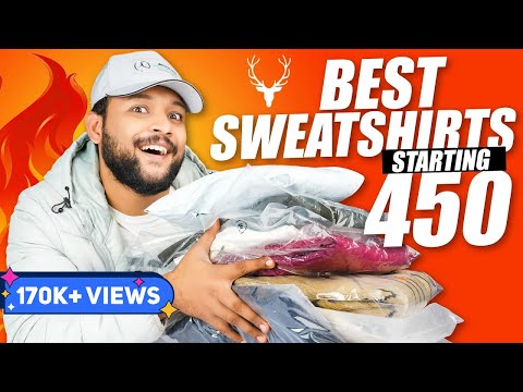 Top 5 Best Sweatshirt/Sweater For Men  🔥 Budget Sweatshirt Haul 2022 | GAP, FUGAZEE | ONE