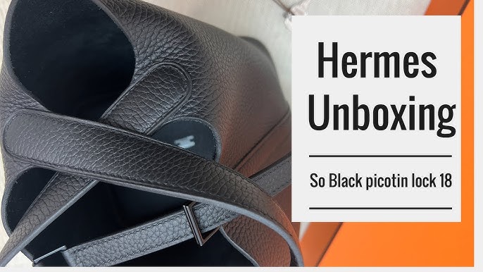 Hermès So Black Picotin 18 Review