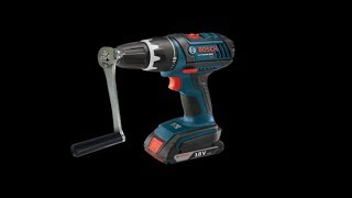 Cordless drill generator