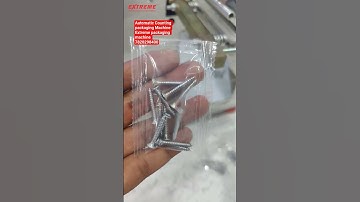 Automatic screw Counting Machine !! Automatic Pouch Packaging Machine