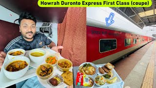 New Delhi-Howrah Duronto Express First Ac Coupe Journey Delicious Unlimited Irctc Food Ep1