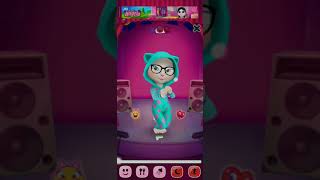 My talking Angela Baby Dance Game Play Video screenshot 1