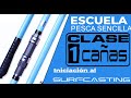 Iniciación al surfcasting 𝐂𝐋𝐀𝐒𝐄 𝟏 Cañas de surfcasting Escuela de Pesca Sencilla 𝟮𝟬𝟮𝟭