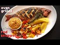 Oven Grilled Red Snapper