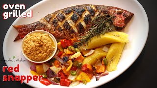 Oven Grilled Red Snapper