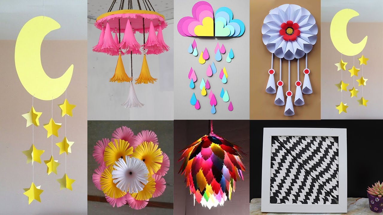 Home decorating ideas handmade in paper, 12 Paper crafts wall hangings ...