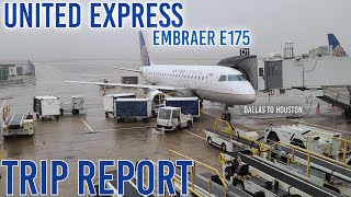 TRIP REPORT | United Express Embraer E175 Economy Class (DFW-IAH)