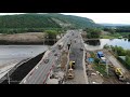 Готов новый асфальт на старом автомобильном мосту через реку Сок / 2 июля 2021 г / город Самара