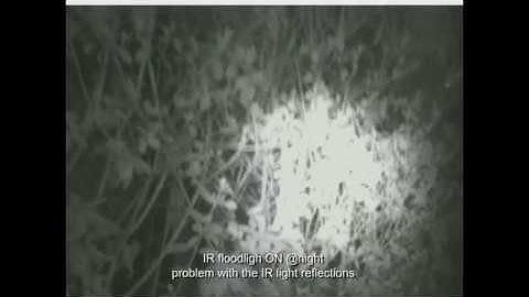 Raspberry Pi robot - infrared floodlight and IR camera module