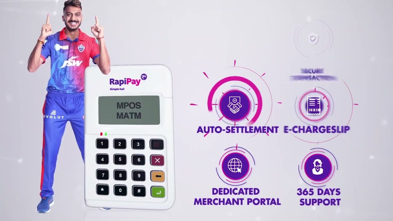 RapiPay MPOS | Best MPOS device | Accept card payments anywhere anytime.