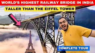 Chenab Bridge Live Vlog World’s Highest Railway Bridge in India Drone Views | USBRL Update Latest