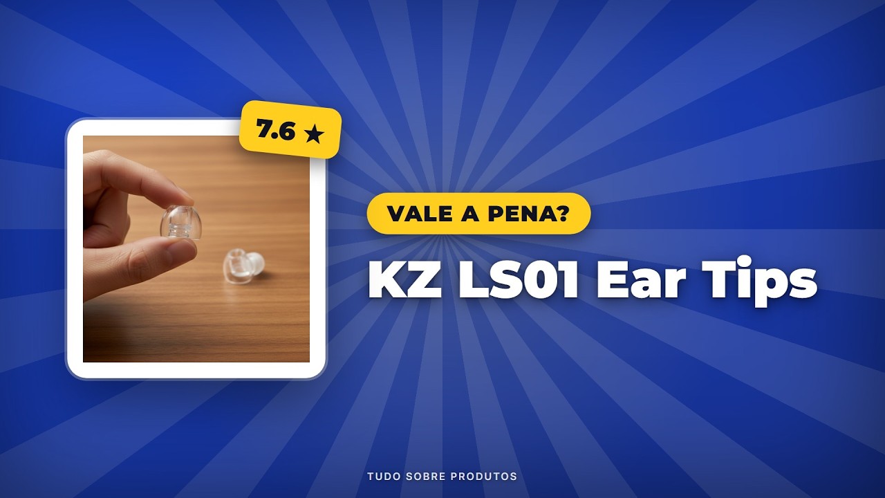 Capa: KZ LS01 Ear Tips: Vale a Pena Comprar em 2026? Análise COMPLETA!