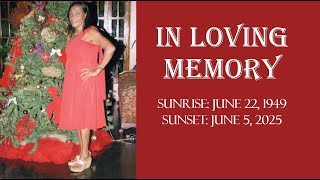 Celebration of the Life of Jocelyn Hyman-Hill | July 19, 2025 Funeral Service