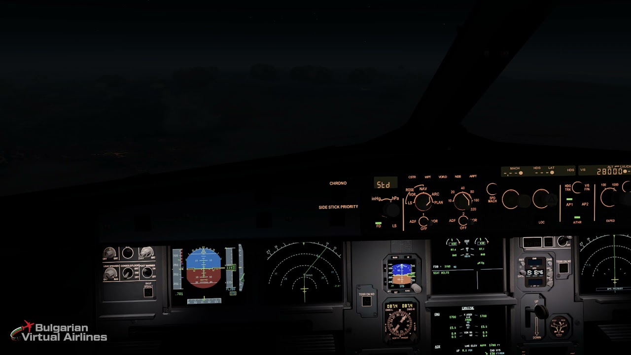 P3D v 5.2 / FSLabs A320 / Heavy traffic on approach - LBSF / Vatsim