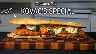 Making the Gaetano's Deli Kovac's Special At Home (INCREDIBLE SANDWICH)