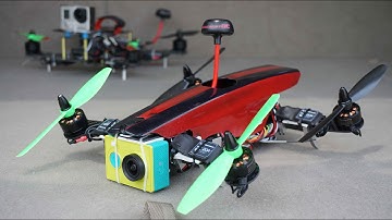 Tilt Rotor Quadcopter OFM Swift TR260 FPV Racing Time Trial Laps