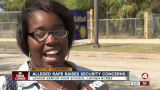Alleged rape at school raises security concerns