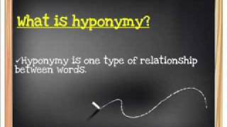 Group Troupe's Hyponymy Lesson (Part 1 of 3)