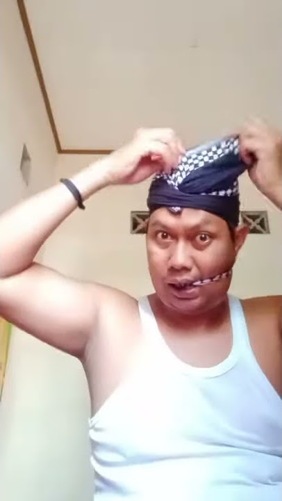 Tutorial cara pakai iket jawa