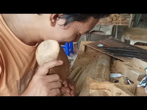  Live 1 Membuat Ukiran  Pohon Dari  Kayu  Jati YouTube